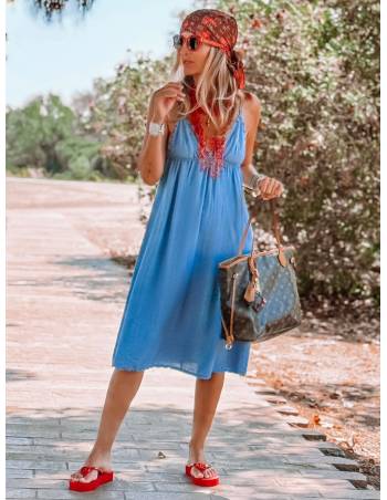 Vestido Ibiza Blue
