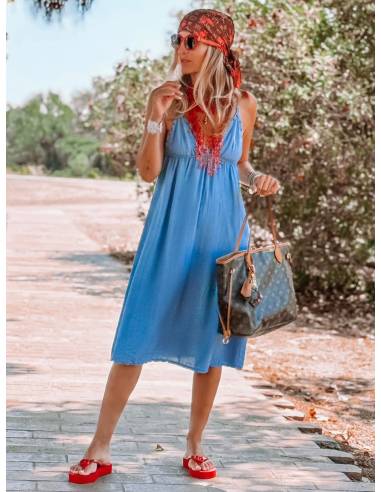 Vestido Ibiza Blue