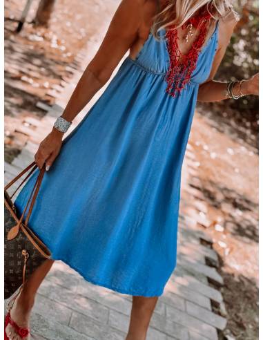 Vestido Ibiza Blue