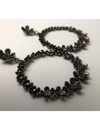 Pendiente Flower Pink 2