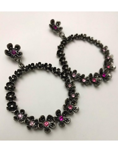 Pendiente Flower Pink
