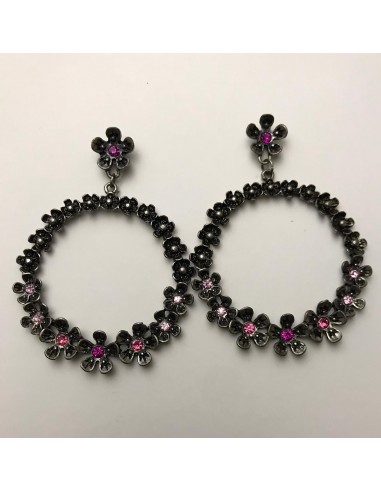 Pendiente Flower Pink