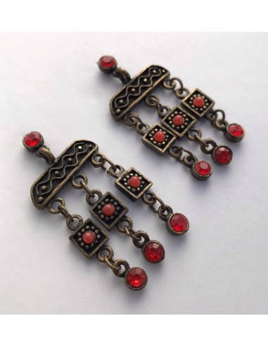 Pendiente Inca Red