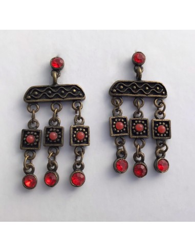 Pendiente Inca Red