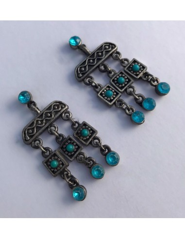 Pendiente Inca Turquoise